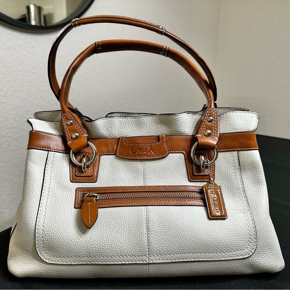 Coach Penelope Pebbled Leather Satchel Bag